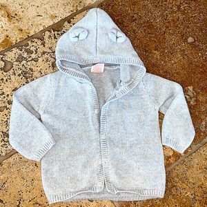 Baby Cat & Jack organic knitted sweater 6-9 mo